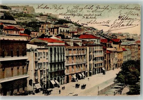 Napoli 1904 Via di Chiaia