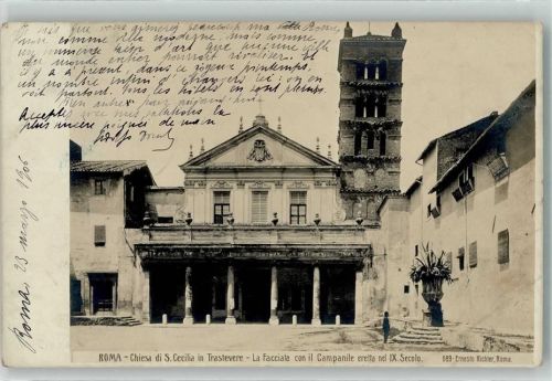 Roma 1906 Kirche S.Cecilia in Trastevere