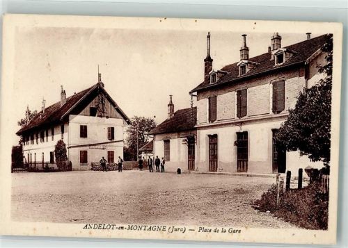 Andelot-en-Montagne Place de la Gare Bahnhof