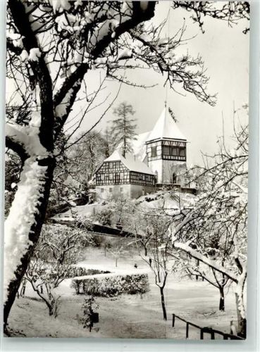 Murrhardt Walterichskirche im Schnee