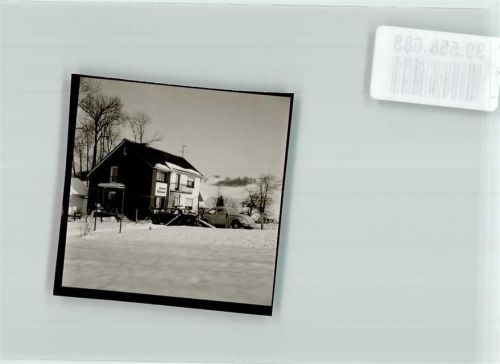 Wildewiese Foto Original aus Archiv eines Ansichtskartenverlag Pension im Schnee VW Käfer Ort handschriftlich