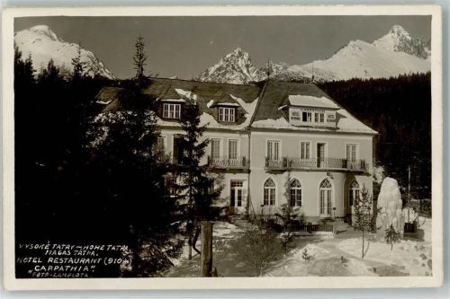 Vysoke Tatry Hotel Carpathia Winter