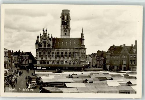 Middelburg Marktszene Auto Oldtimer