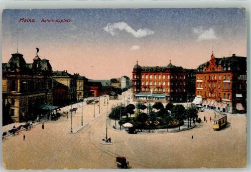 Mainz Bahnhofsplatz Straßenbahn