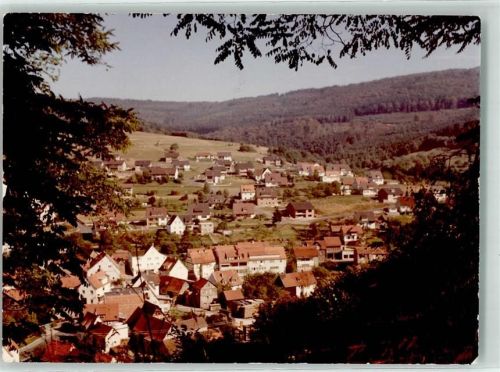 Partenstein Ort handschriftlich Foto Original aus Archiv eines Ansichtskartenverlags