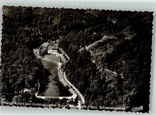 Bad Bergzabern Fliegeraufnahme Schwanenweiher