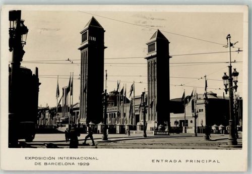 Barcelona 1929 Ausstellung International 1929 Entrada Principal