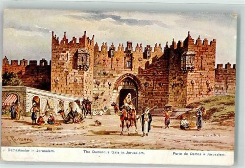 Jerusalem Damaskustor Kamele Serie 781 Palästina Nr. 30