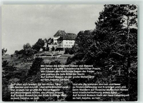 72070 W7400 Unterjesingen - Genesungsheim Schloss Roseck