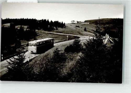 Belchen Foto Original aus Archiv eines Ansichtskartenverlags Belchen Omnibus Ort handschriftlich