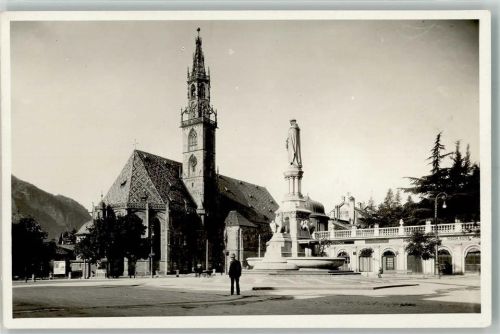 Bozen Denkmal Kirche Ort handschriftlich