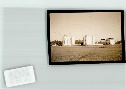 Buchloe Hochhäuser Ort handschriftlich Foto Orginal aus Archiv eines Ansichtskartenverlags