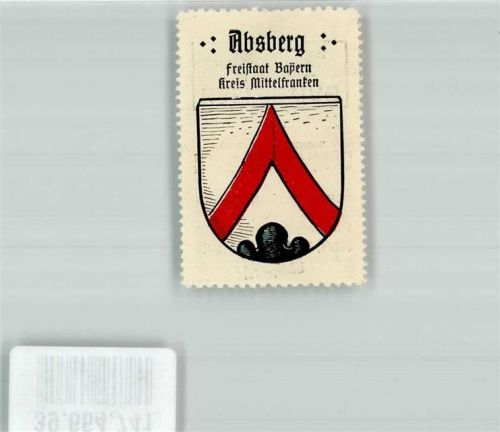 Absberg Wappensammelmarke Kaffee Hag