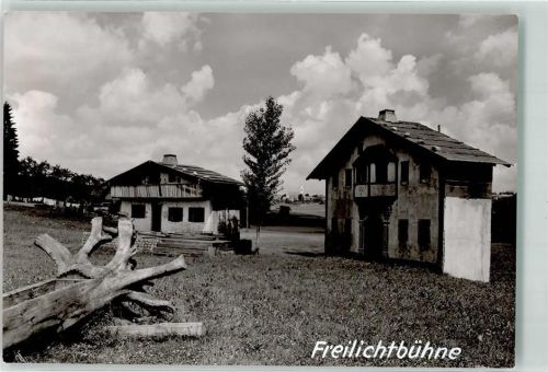 Altusried Freilichtbühne Ort handschriftlich Foto Original aus Archiv eines Ansichtskartenverlags