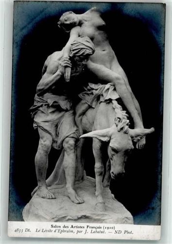 1910 sign. Labatut, J. Le Levite d'Ephraim