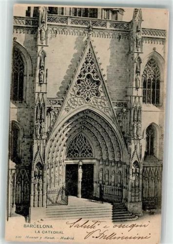 Barcelona 1904 Kathedrale