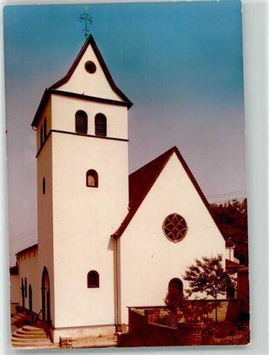 Niederweiler St. Vituskirche Foto Original aus Archiv eines Ansichtskartenverlags