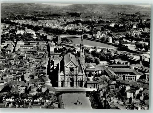 Firenze Fliegeraufnahme Kirche HL. Croce