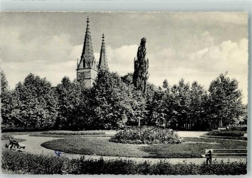 Göppingen Mörike-Anlagen mit Oberhofenkirche