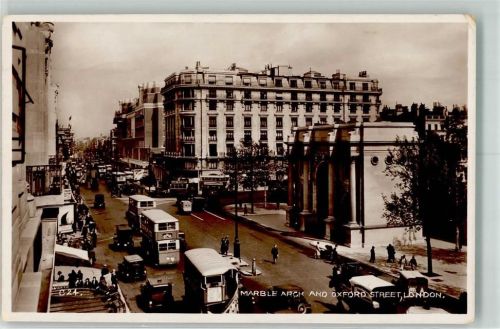 London Omnibus Auto Oldtimer Marble Arch Oxford Street