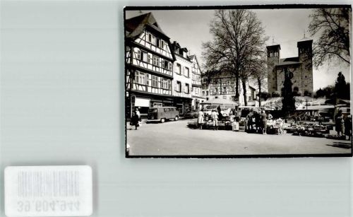 Bensheim Wochenmarkt Bergstr. Foto Original aus Archiv eines Ansichtskartenverlags