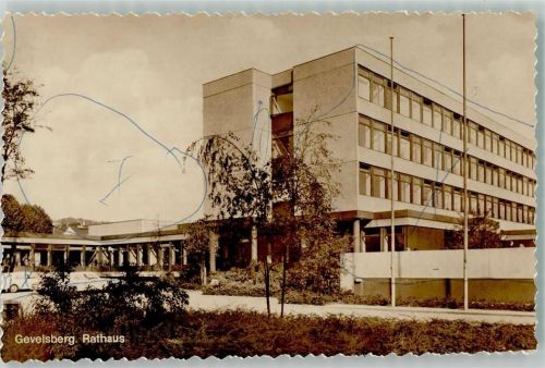 Gevelsberg Rathaus Foto Original aus Archiv eines Ansichtskartenverlags