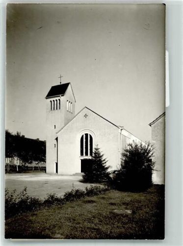 Westhofen Katholische Kirche Ort handschriftlich Foto Original aus Archiv eines Ansichtskartenverlags