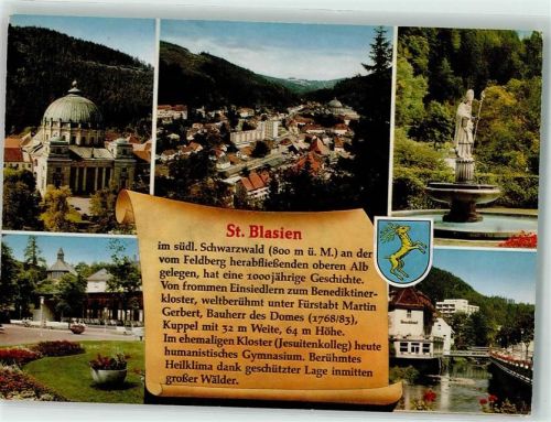 St. Blasien Dom Brunnen Wappen