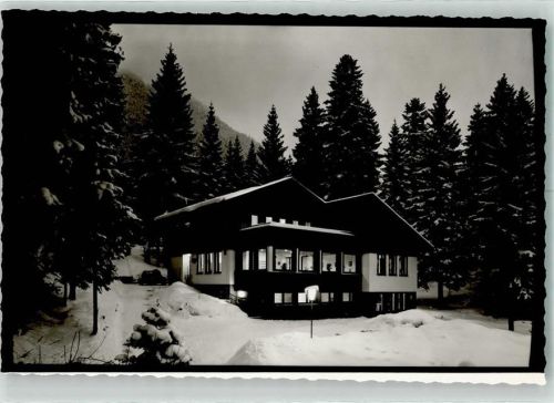 Birkenstein Ferienheim IG Druck im Winter Foto Orginal aus Archiv eines Ansichtskartenverlags Ort handschriftlich
