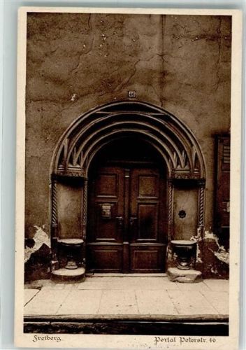 Freiberg 1913 Portal Peterstraße