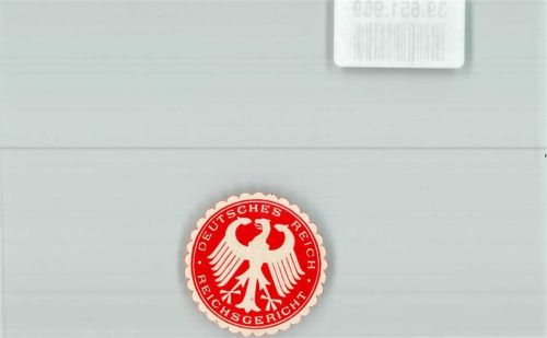 Königl. Preuß. Deutsches Reich Reichsgericht Gericht Siegelmarke