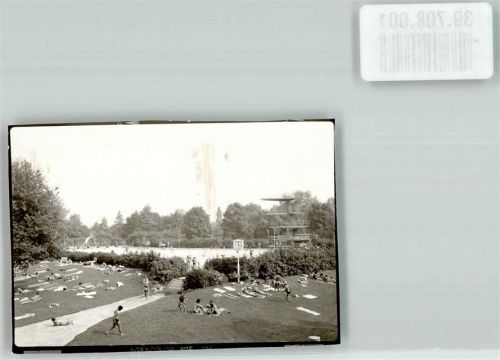 Kehl Schwiimmbad Foto Original aus Archiv eines Ansichtskartenverlags Ort handschriftlich