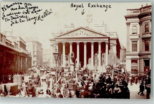 London 1904 Börse Denkmal