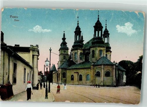 Posen Kirche Bahnpost Posen