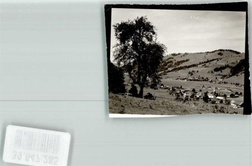 Thalkirchdorf Kirche Ort handschriftlich Foto Original aus Archiv eines Ansichtskartenverlags