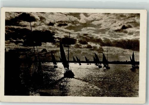 Kairo 1933 Nil Segelboote