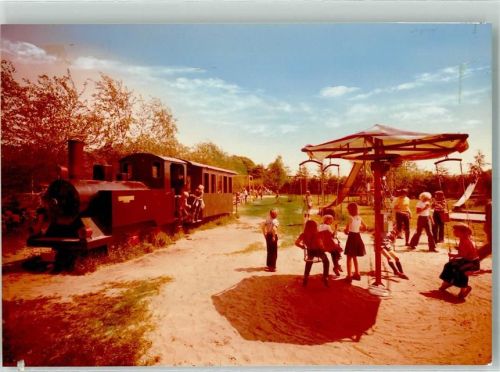 Westerstede Foto Original aus Archiv eines Ansichtskartenverlags Vogelpark Eisenbahn Ort handschriftlich