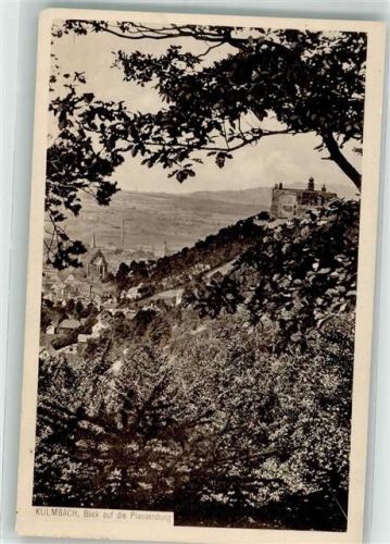 Kulmbach Blick auf die Plassenburg