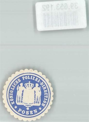 Posen Königliche Polizei-Direction Posen