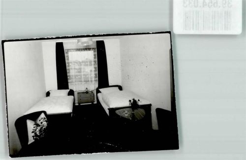 Bieswang Hotel Zimmer Bett Ort handschriftlich Foto Original aus Archiv eines Ansichtskartenverlags