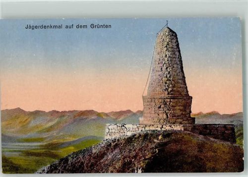 Burgberg Jäger Denkmal auf dem Grünten