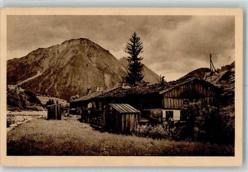 Hindelang Partie bei Hindelang im bayrischen Allgäu Berge Haus