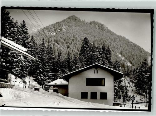 Birkenstein Erholungsheim der Industrie Gewerkschaft Druck und Papier im Winter Foto Orginal aus Archiv eines Ansichtskartenverlags Ort handschriftlich