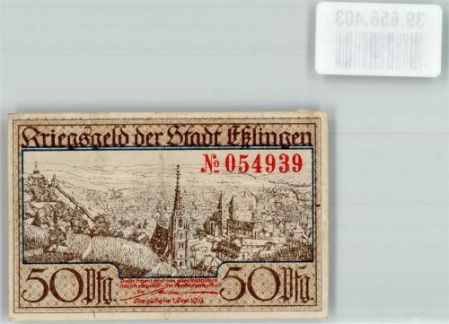 Esslingen 1919 50 Pfenning