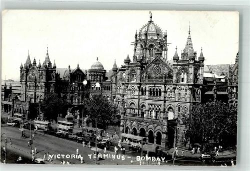 Bombay 1965 Omnibus Auto Victoria Terminus