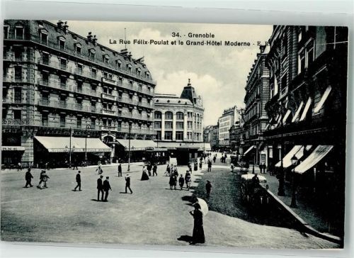 Grenoble Grand Hotel La Rue Felix-Poulat