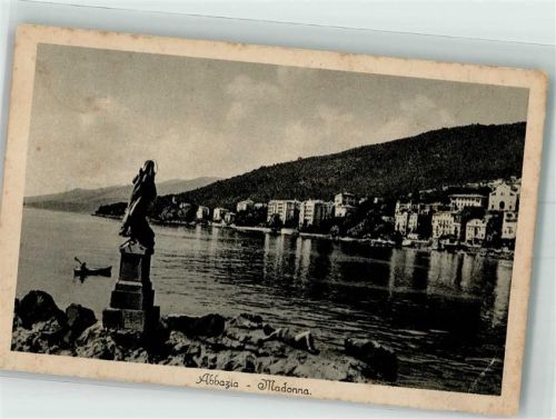 Opatija 1932 Denkmal Madonna