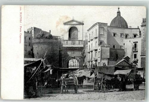 Napoli Marktszene Porta Capuana