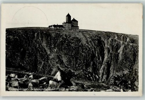 Petersdorf Riesengebirge Schneegrubenbaude Hüttenstempel