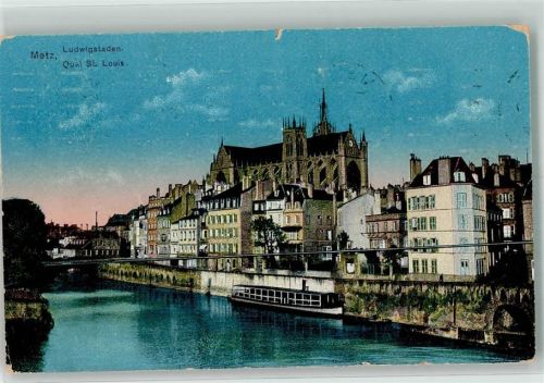 Metz 1914 Kirche Ludwigstaden